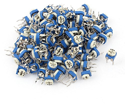 PHONME 120 Stücke UKM-065 Variable Widerstände 50K Ohm 3 Anschlüsse Trimmer Potentiometer Potentiometer Einstellbarer Widerstand Energie verbrauchende Komponenten