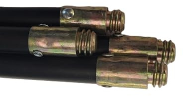 Equip247uk Drain Rods 4 Piece Set - 4 x 910mm Drain Rod Extension Set