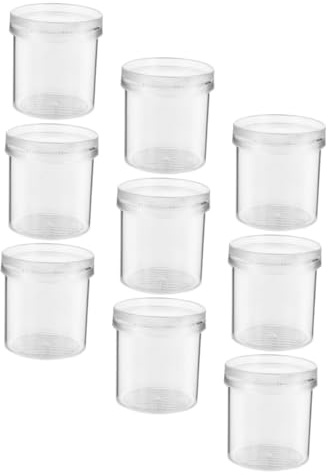 Vaguelly 9pcs Multi-function Critter Boxes for Insect Observation with High Transparency Plastic Material and Portable Design, Storage Containers for Boys and Girls Nature Exploration