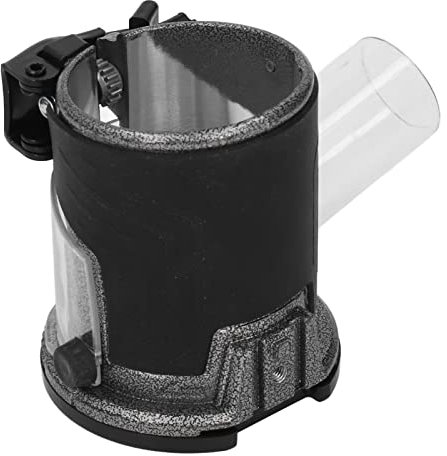 Trimming Machine Base Aluminum Alloy Plunge Router Base with Dust Collection Cover, Transparent Protective Case, Efficient Heat Dissipation Design, for Woodworking Industrial Parts