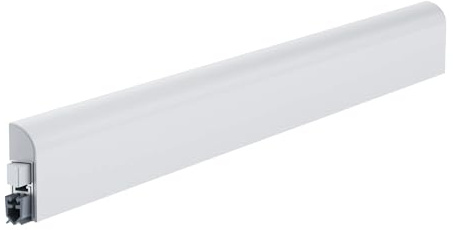 Athmer Wind-Ex Absenkdichtung für Türen zum Aufschrauben - Weiß - 985 mm | kürzbar um 125 mm - Türbodendichtung - Zugluftstopper und Schallschutzdichtung für Türen gegen Zugluft und Geräusche