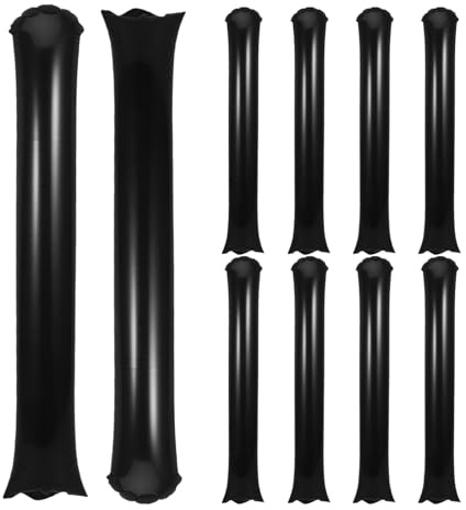 ORFOFE 48Pcs Inflatable Cheerleading Thunder Sticks for Sports Events Dance Parties Basketball Football Games User Friendly Design Reusable