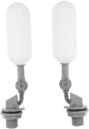 BATHVEVE 2 Stücke Einstellbares Kunststoff Schwimmerventil Automatisches Wasserstandsregelventil für Aquarien Wassertanks und Wasserbehälter