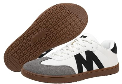 Minimal Barefoot - minimalistiska unisex sneakers för män och kvinnor, avslappnade skor för breda fötter, noll drop, lätta barfota skor, Vit, svart, grå, brun, 41 EU