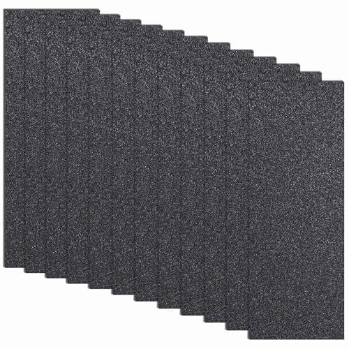 Epehio 12Pcs Sandpaper 240 Grits, Wet And Dry Sandpaper For Cars Metal Plastic Wood Walls, 9x3.6 Inch Medium Grits Sandpaper Sheets for Automotive Polishing & DIY Projects