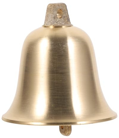 DOITOOL Retro Messingglocke Mini Glocke zum Aufhängen Vintage DIY Weihnachtsglocke Baumdekoration Festival Party Deko für Zuhause und Winterfeiern
