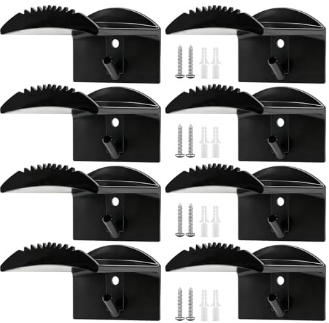 WYYFXY® 8 Stück Cap Halterung Wand, Hut Halterung Cowboy Makramee Hutaufhänger Selbstklebende Huthaken Huthalter Wand für Mützen, Kopfhörer, Schals, Taschen, Schlüsselanhänger