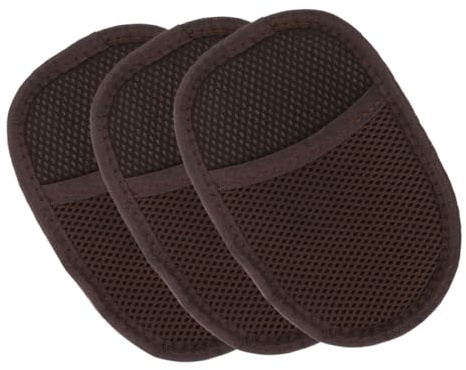ifundom 3pcs Faux Lambswool Shoe Shine Gloves for Leather Polishing Buffing Cleaning Comfortable Fit Multiuse Cleaning Cloth for Shoes Boots Garments Hats Furniture