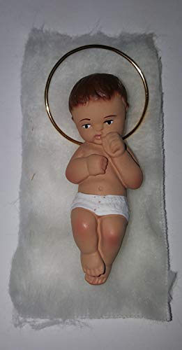 Arte Pesebre - Niño Jesús en Caja de 10 Unidades, 6 cm