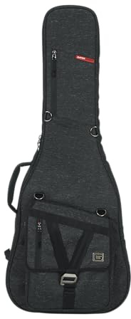 Gator Cases Transit - Gigbag Transit-Serie für Resonator-, 00- und Klassische Akustikgitarren mit anthrazitfarbener Außenseite (GT-RES00CLASS-BLK)