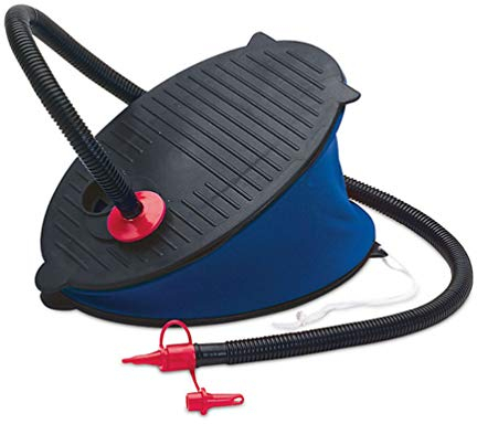 RONGJJ Pumpe 3L Balgfußpumpe, rutschfeste Große Fußpumpe, Luftpumpe Für Aufgeblasen/Gepumpt, Blau Manometer