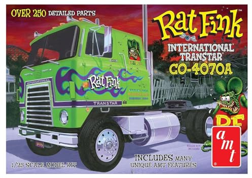 AMT IH Transtar CO-4070A Traktorschlepper Rat Fink Modellbausatz im Maßstab 1:25, Fabrikfarbe (AMT1291)