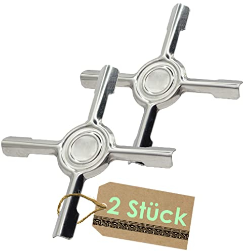 CHILO ® Gasherd Aufsatz 13cm – Stahl - Gaskocher Aufsatz Campingkocher Gasherdkreuz Topfträger Universal für Gasherd Untersetzer Topf Verkleinerung Reduzierstern