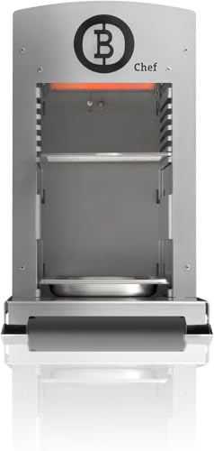 Beefer One Chef – Profi-Oberhitzegrill für Gastronomie | 800 °C Keramikbrenner | Made in Germany | Zugelassen nach DIN EN 203 | Komplett aus Edelstahl | Plug & Play Lieferumfang