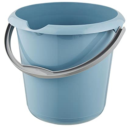 keeeper Eimer mit integrierter Mess-Skala und ergonomischem Griff, 10 l, Mika, Nordic Blue