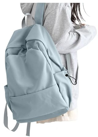 HYC00 School Backpack Womens Causal Travel School Bag for Teenage Girls Boys Secondary Backpack Lightweight 14 Inch Laptop Rucksack Bag for Women Casual Daypack Bookbag for Daily College Work,Blue
