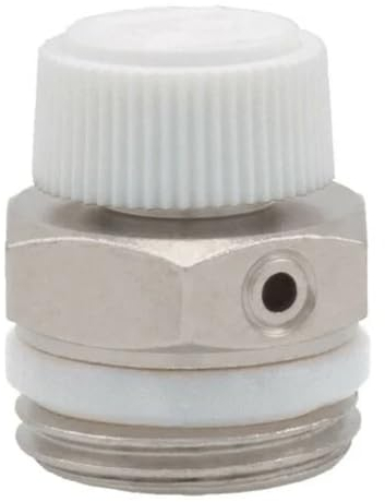 Schläfer 704111 | Valvola di Spurgo Aria 3/8 per Termosifoni, Manopola di Sicurezza, Valvola con Scarico Girevole per Caloriferi e Termoarredi, Finitura Cromata