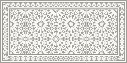 VINILIKO Design | Alfombra Vinílica Samara Beis 66x100 cm - Antideslizante, Impermeable, Lavable - Varios Tamaños - Alfombra Vinilo Salón, Cocina