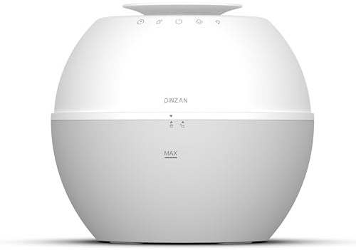 DINZAN 2 In 1 Humidifier Dehumidifier Combo Small Dehumidifer for Bedroom With Drain Hose Humidifer Home Air Purifier RV Bathroom Auto Adjustment Timer Setting 3L Large Water Tank 7 Color LED Lights