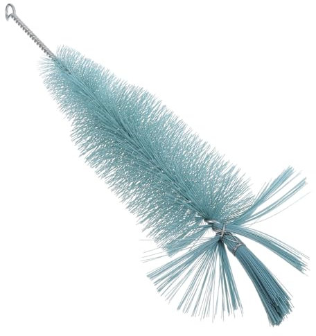 DINHEAROM Flaschenpinsel Zum Reinigen Von Bierflaschen Kleinen Und Schmalen Flaschen Inklusive Trocknungsbürste Für Weindekanter Und Babyflaschen Edelstahl-Design Für Langlebigkeit