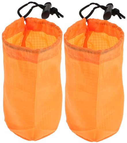 MOTHNUR Waterproof Outdoor Emergency Raincoat Storage Bag with Drawstring Portable Organizer Pouch for Travel Camping Hiking Compact Raincoat Protection