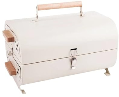 Barbecue de camping en plein air à double usage portable à charbon de bois réchaud multifonction sans fumée