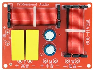 PLCPDM Altavoces divisores de frecuencia profesionales de 3 vías, filtro de frecuencia de sonido, divisor de frecuencia para KTV KTV Stage