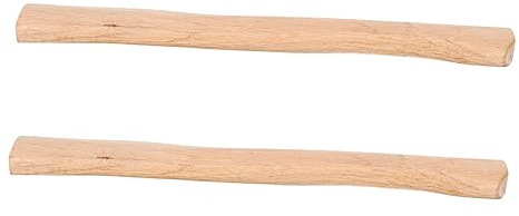 JUMPLAWN 2pcs Wooden Handles Replacement Grip Beech Hardwood for Outdoor Camping and Garden Axes Compatible with Various Models