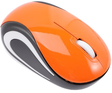 SMASOLO Mouse Wireless Portatile USB Ottico Ergonomico Senza Fili Piccolo e Silenzioso con Ricevitore USB per Laptop Ufficio e Viaggio