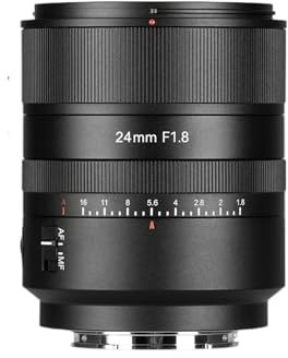 Obiettivo for fotocamera standard full frame AF 24 mm F1.8 for ritratti, compatibile con Sony E Nikon ZL Mount A7RIII A6400(L-Mount)