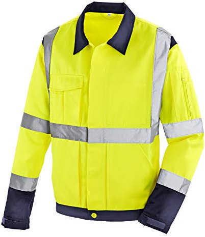 'Texxor 4116 XXL avvertimento Giacca Protezione Davenport, taglia XXL, Warn Giallo/Blu Marino