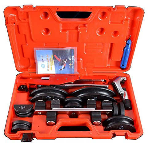 NEWTRY CT-999 Rohrbiegemaschine Rohrbiegezange Manuelles Rohrbiegewerkzeug bis zu 90 Grad für Rohre 6, 8, 10, 12, 16, 19, 22mm