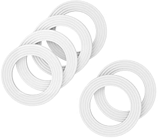 spottle® Dichtungsring für Trinkflaschen aus Glas - Silikon Ersatz-Dichtung lebensmittelecht für Glasflaschen - Trinkflaschen Ersatzteile und Zubehör - Gummidichtung (6 Stück)