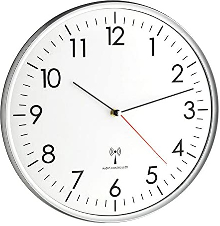 TFA Dostmann 60.3516 analoge Funk-Wanduhr (Santa-Cruz)