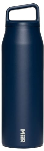 MiiR Wide Mouth Water Bottle - 32oz Insulated Water Bottle in Stainless Steel with Double Wall Vacuum Insulation, Leakproof Design, Keeps Drinks Hot or Cold