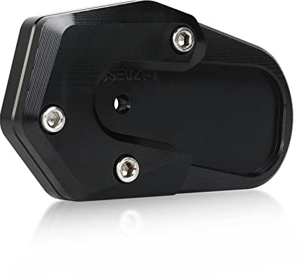 OXLLONE Motorrad CNC Aluminium Seitenständer Vergrößerung Seitenständer Platte für R1200RT 2014-2019 R1250RT 2019-2023-Schwarz