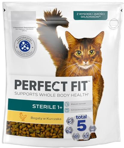 Adult 1+ rik på kyckling kattmat torrfoder Pro-terile för sterilisera/kastrerade katter 750 g