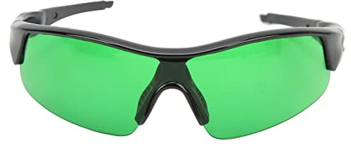 PenRux Lunettes de protection contre les UVA/UVB pour l'horticulture et le jardinage d'intérieur, avec protection contre la lumière LED HPS (Vert)