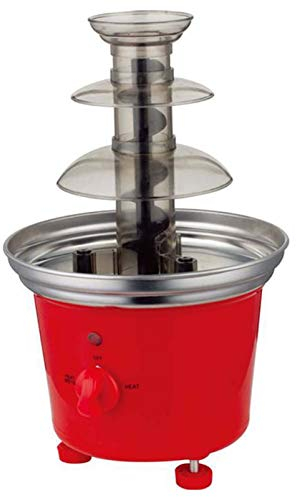 Chocolate Fountain,Electric 3 Tier Chocolate Fountain Fondue Machine with Hot Melting Pot Base 2 Adjustable Settings and Keep Warm Function