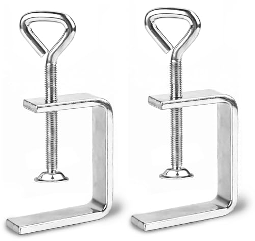 2 Stück C Klemme Edelstahl, C Zwingen Schraubklemme C Klemme Klein Edelstahl Heavy Duty Trägerklemme, für Holzarbeiten Klemmen & Spanner Schweißen Autoreparatur