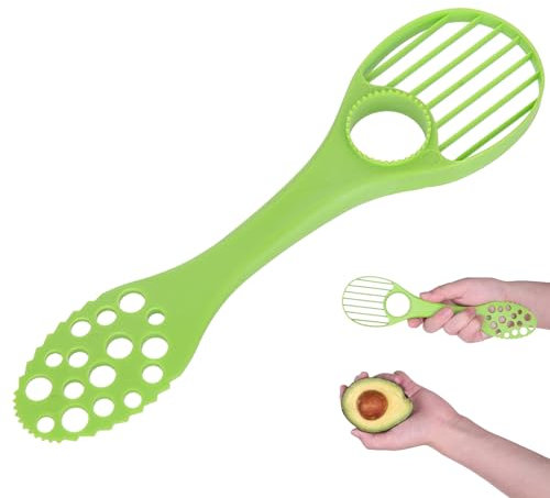 DMAIS Avocado-Schäler, handlicher Avocado-Schneider, schnell reinigender Avocado-Schneider, langlebiger und zuverlässiger Obstschneider, vielseitig einsetzbar, Drachenfruchtschaufel zum Schneiden von