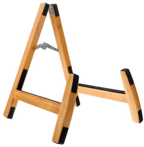 OFFSCH Gitarrenständer Bassständer Gitarre Steht Für Akustikgitarren Gitarren-bodenständer Gitarrenunterstützung Ständer Für Akustikgitarren Gitarrenhalter Holz Klavierständer Hölzern