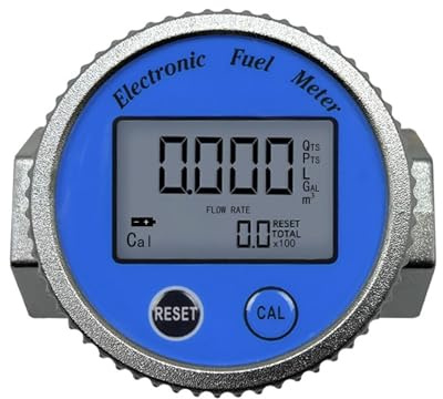 Débitmètre numérique à turbines avec grand débit, affichage numérique IPX7, débitmètre étanche, débitmètre d'huile, carburant, débitmètre d'eau