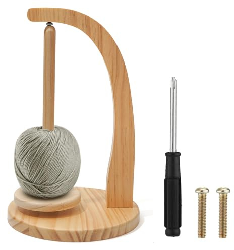 OPUHOHR Wollabwickler, Yarn Winder Garnrollenhalter wollabwickler, Wollknäuelhalter Wollknäuelhalter für Strickliebhaber, Wolle aufwickler für Häkel- und Strickzubehör-Geschenke