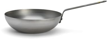 DeBuyer - Sartén wok de hierro mineral B diámetro 24 cm