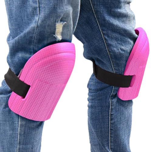 Teksome Tafoues du genou pour le travail, manches de gen-ou rembourrées légères, tampon de protection du gen-ou, tampon de gen-ou en mousse en caoutchouc épaissi pour la construction, le jardinage