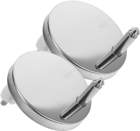 Ciieeo 2 Pares De Tornillos Aplicables Para Asiento De Inodoro 6.5 Cm Plástico Con Base Metálica Montaje Rápido Accesorios Para Instalación Uso Doméstico Kit De Fijación