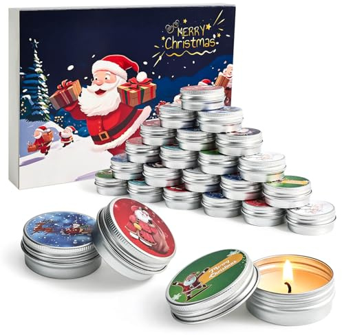 Moyel Adventskalender 2026 Kerzen 24 Stück Frauen Weihnachten