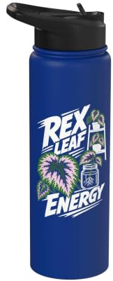 Rex Begonia Plant Energy Propagation Stainless Steel Insulated Water Bottle