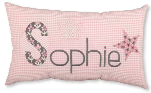 crepes suzette Namenskissen, Geschenk, Kissen mit Wunschnamen, Taufgeschenk Geburtsgeschenk, Babykissen, Geschenk Taufe Mädchen,